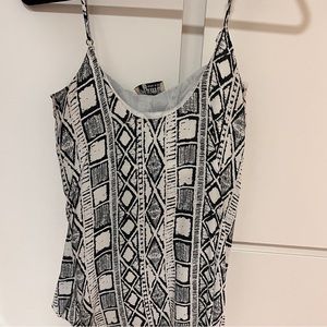 Show Me Your Mumu, size medium, black & white top